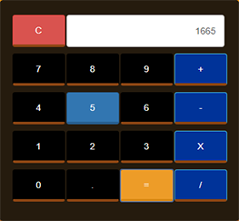 Calculator Using JavaScript with source code