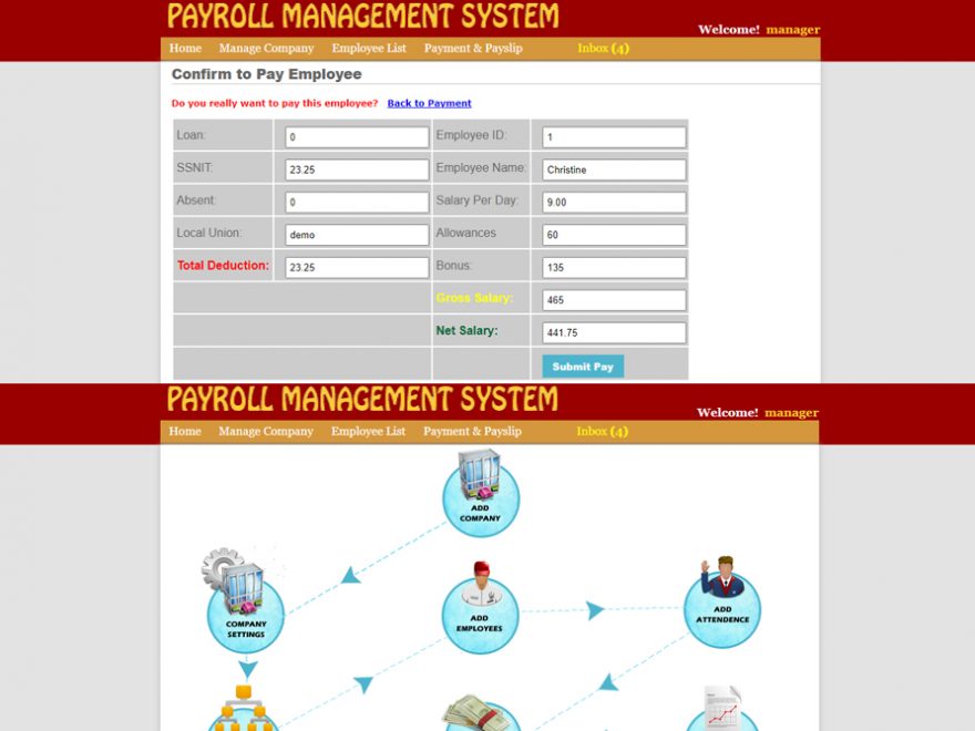 Download payroll management system in php with source code